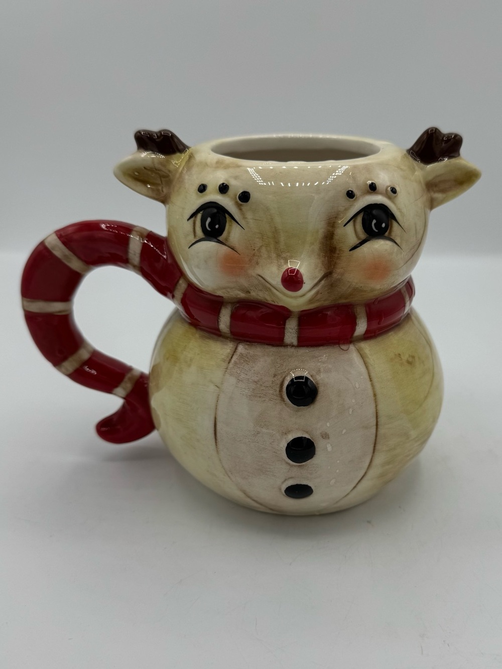 Johanna Parker Reindeer Mug whimsical artsy unique fun holiday Christmas winter